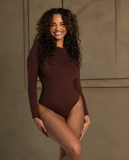Olivia - Seamless Bodysuit - Long Sleeve
